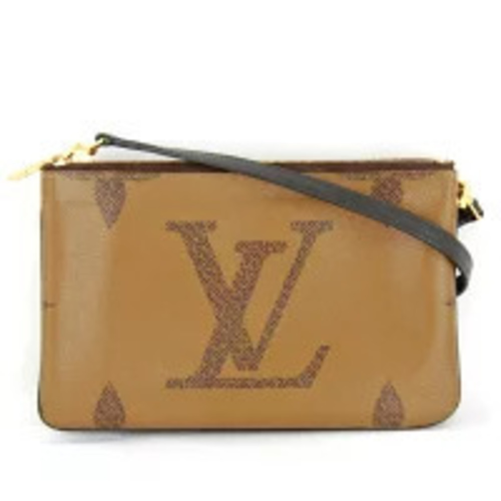 Louis Vuitton Pochette Double Zip Shoulder Bag Monogram Canvas